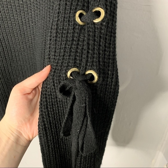 Moral Fiber Black Tie Sweater - Picture 2 of 4